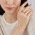 Dune Atolli Diamond Ring - 18ct Orange Apricot Gold