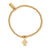 Cute Charm Hamsa Hand Bracelet - Gold - GBCC615