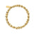 Mini Oval Disc Bracelet - Gold - GBMOD