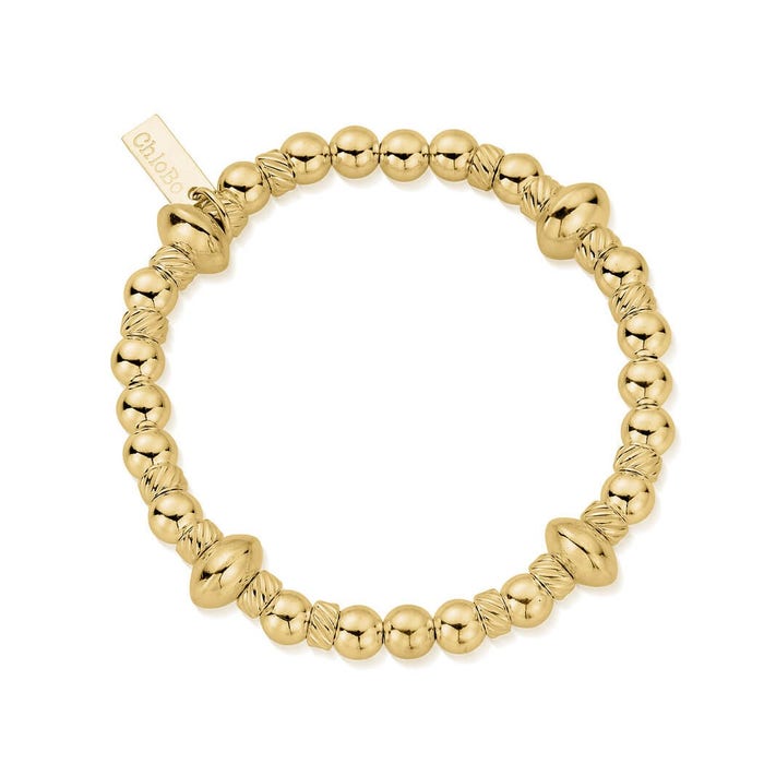 Twisted Disc Bracelet - Gold - GBTDISC