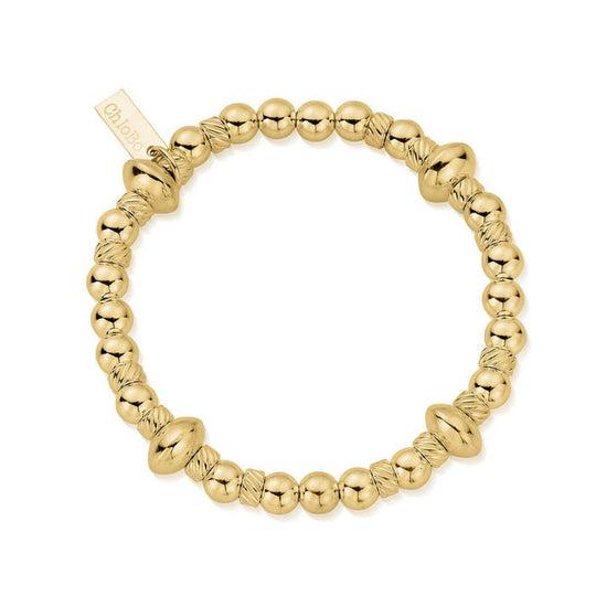 Twisted Disc Bracelet - Gold - GBTDISC