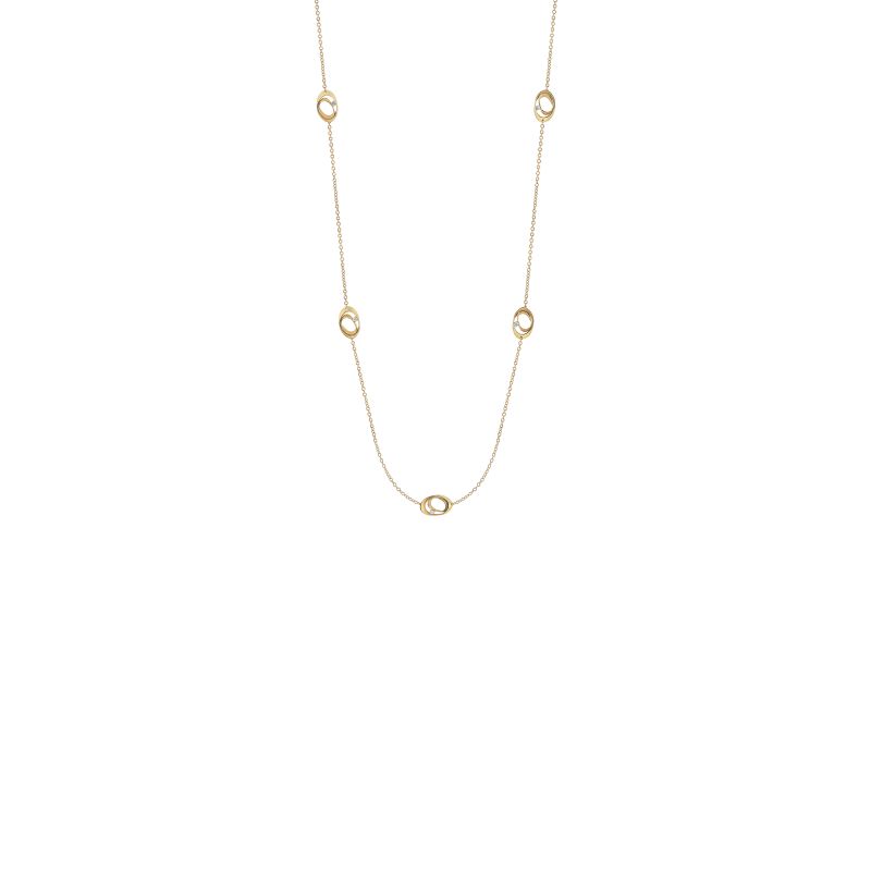 Dune Diamond Collier Necklace - 18ct Yellow Sunrise Gold