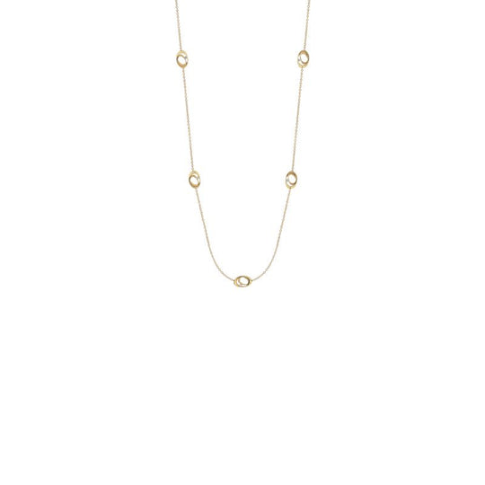 Dune Diamond Collier Necklace - 18ct Yellow Sunrise Gold