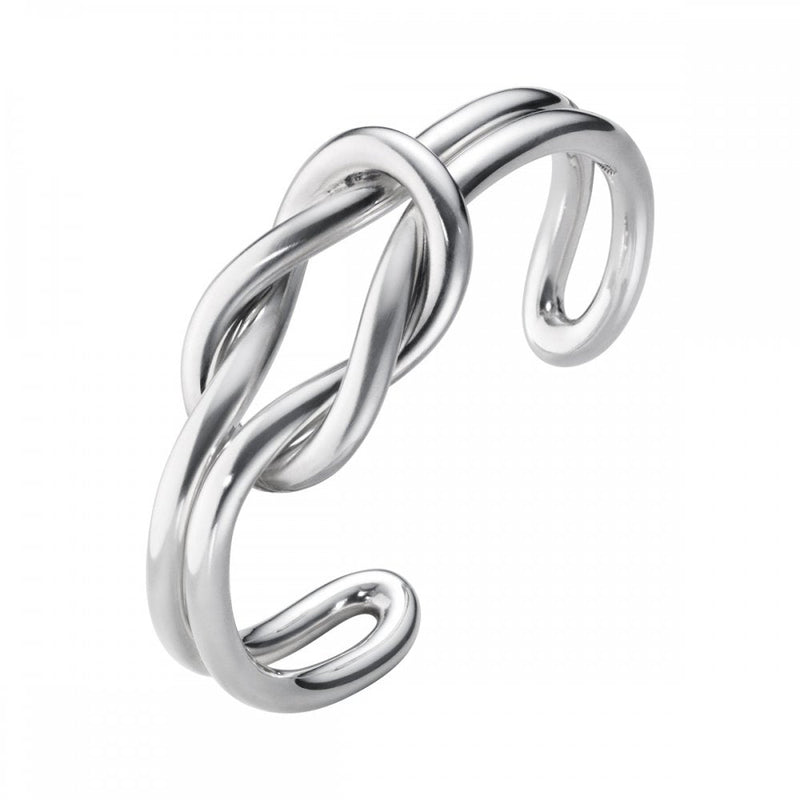 Love Knot Bangle - Silver