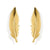 Feather Cuff Earrings - Gold - GEST1120