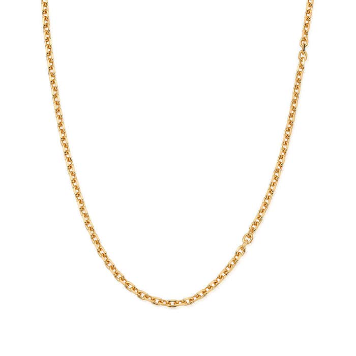 Men's Anchor Chain Necklace - Gold - GNANCHORM