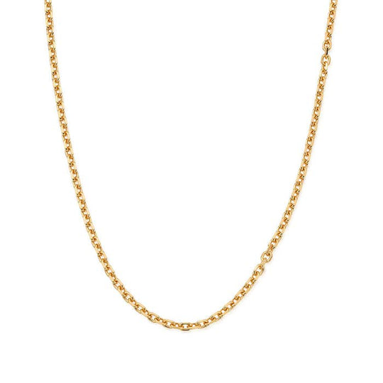 Men's Anchor Chain Necklace - Gold - GNANCHORM