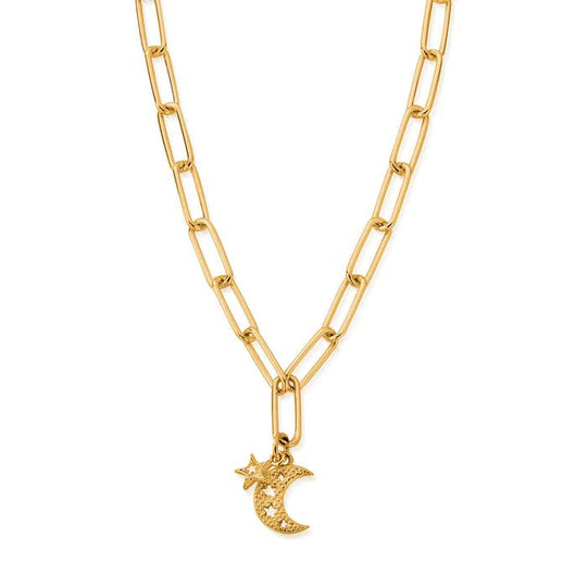 Link Chain Hope & Guidance Necklace - Gold - GNLC30873031