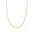 Twisted Rope Chain Necklace - Gold - GNTROPE