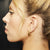 Large Teardrop Stud Earrings - Silver - SPS-269