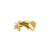 Sparkling Shooting Star Helix Flat Back Earring (Single) - Gold - SPG-5a
