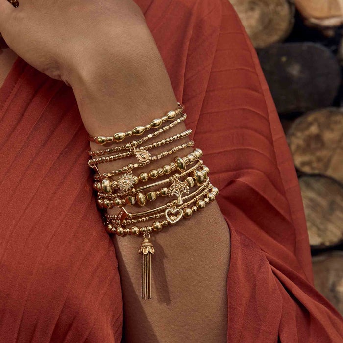 Twisted Disc Bracelet - Gold - GBTDISC