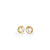 Dune Diamond Stud Earrings - 18ct Yellow Sunrise Gold