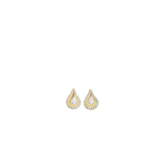 Premiere Diamond Earrings - 18ct Yellow Sunrise Gold - GOR2117U