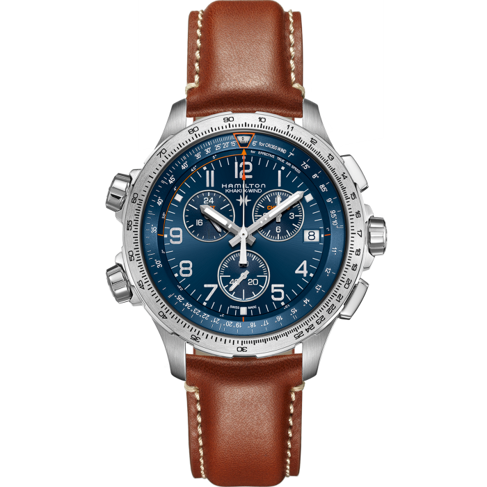 Khaki Aviation X-Wind GMT Chrono Quartz, 46mm - H77922541