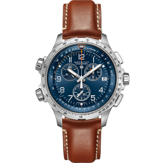 Khaki Aviation X-Wind GMT Chrono Quartz, 46mm - H77922541