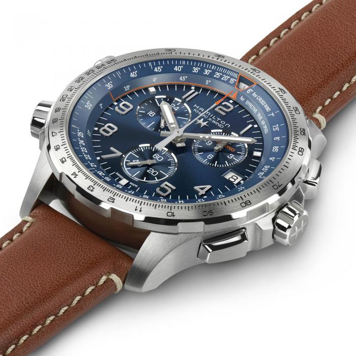 Khaki Aviation X-Wind GMT Chrono Quartz, 46mm - H77922541