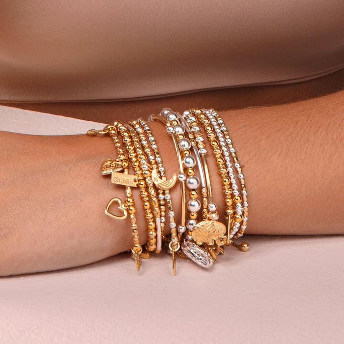 Luna Moon Bracelet - Gold/Silver - GMBMNSR4019