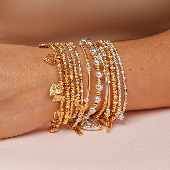 Luna Moon Bracelet - Gold/Silver - GMBMNSR4019