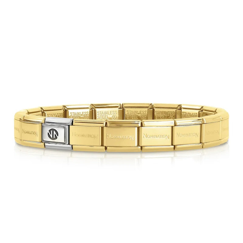 Composable Gold Link Starter Bracelet, 18cm - 530301/SI/008