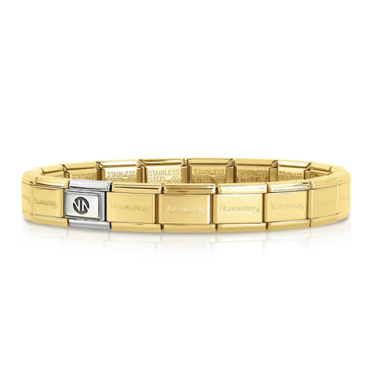 Composable Gold Link Starter Bracelet, 18cm - 530301/SI/008