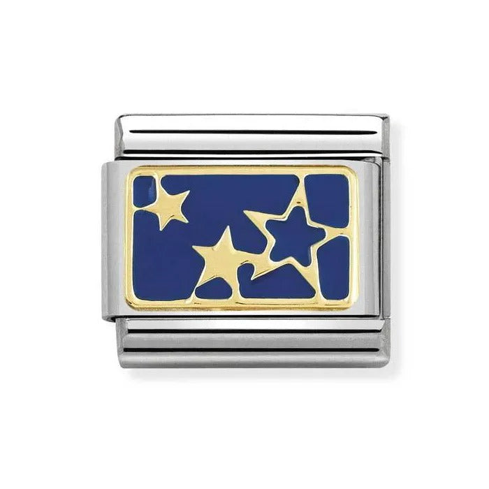 Composable Classic Stars Blue Plate Link - 030284/44
