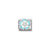 Composable Classic Blue Fade Flower Link - Silver - 330321/16