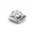 Composable Classic Blue Fade Flower Link - Silver - 330321/16