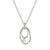 My Rebel Art Oval Pendant Necklace - Silver - 242806/053