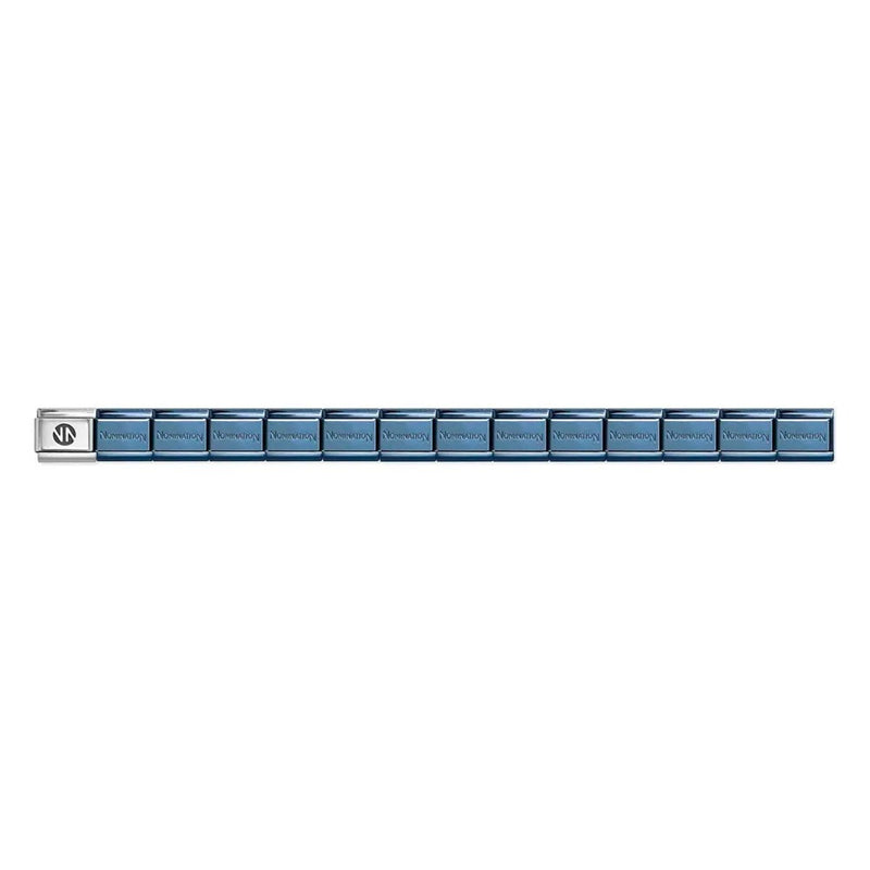 Composable Blue Link Starter Bracelet, 18cm - 530301/SI/016