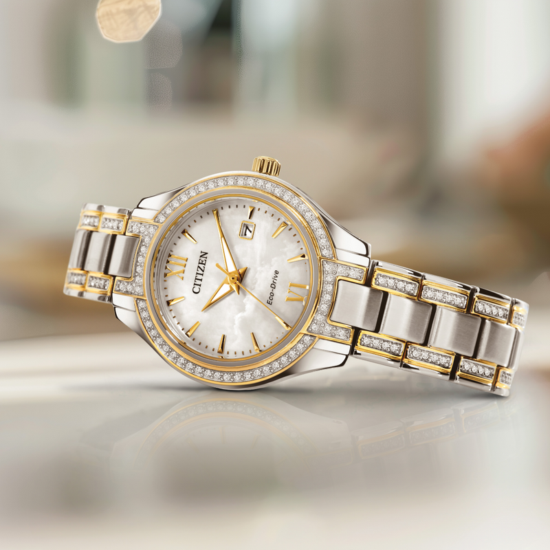 Citizen Ladies' Silhouette Crystal Watch - FE1234-50D