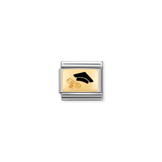 Composable Classic Graduation Cap Link - Gold - 030284/27