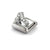 Composable Classic High Heeled Shoe Link - Silver - 330328/23
