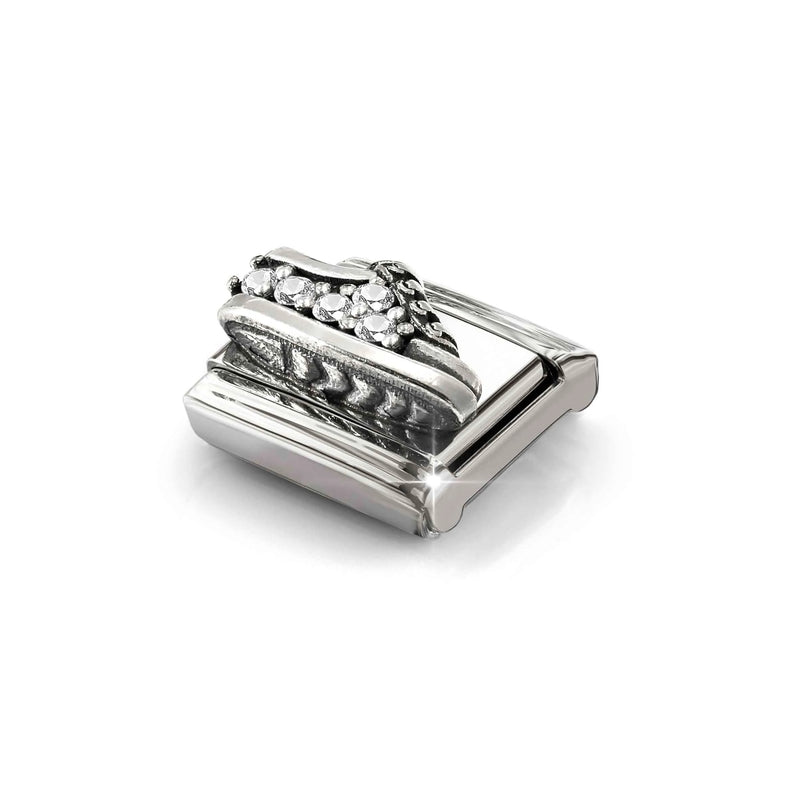 Composable Classic CZ Sneaker Link - Silver - 330327/17