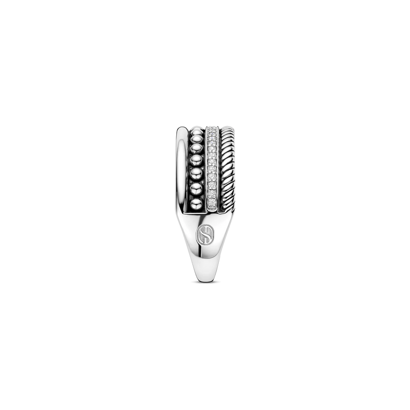 Structure Ring - Silver - 12418ZI