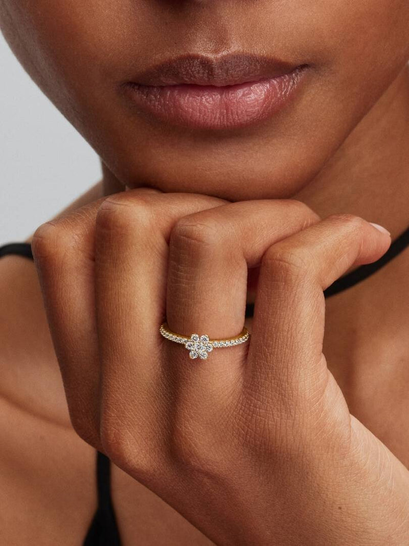 Flower Ring - 14ct Gold Plating - 164499C01