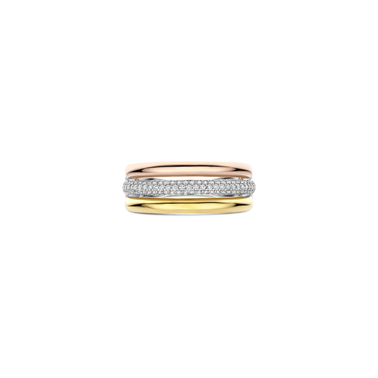Tricolour Zirconia Ring - 12427TZ