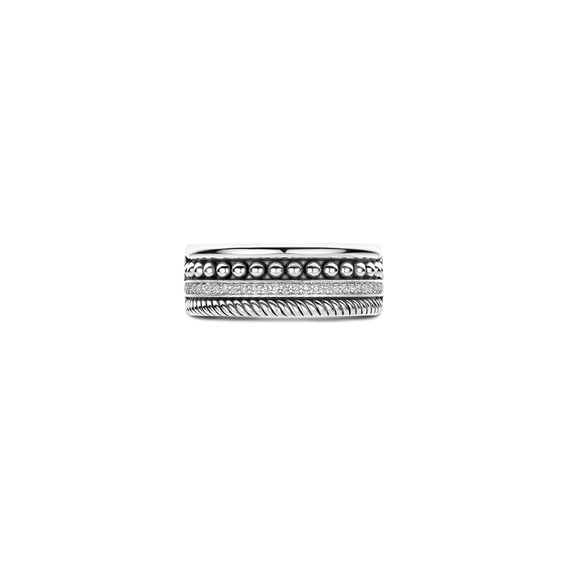 Structure Ring - Silver - 12418ZI