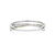 Zirconia Structure Bangle - Silver/Gold - 23094ZY