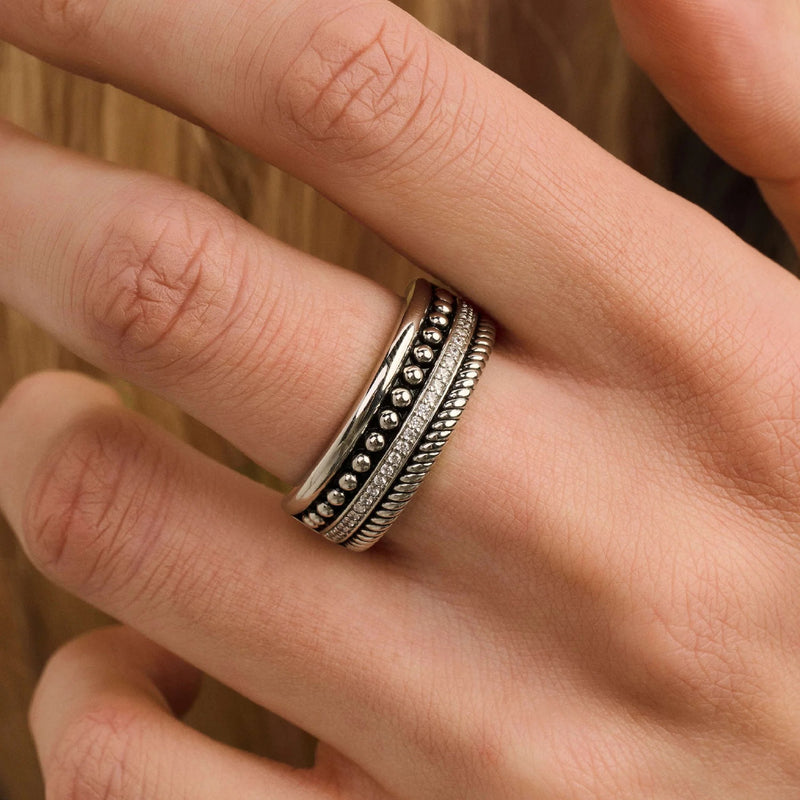 Structure Ring - Silver - 12418ZI