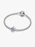 Openwork Sea Turtle Charm - Sterling Silver