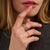 Tricolour Zirconia Ring - 12427TZ
