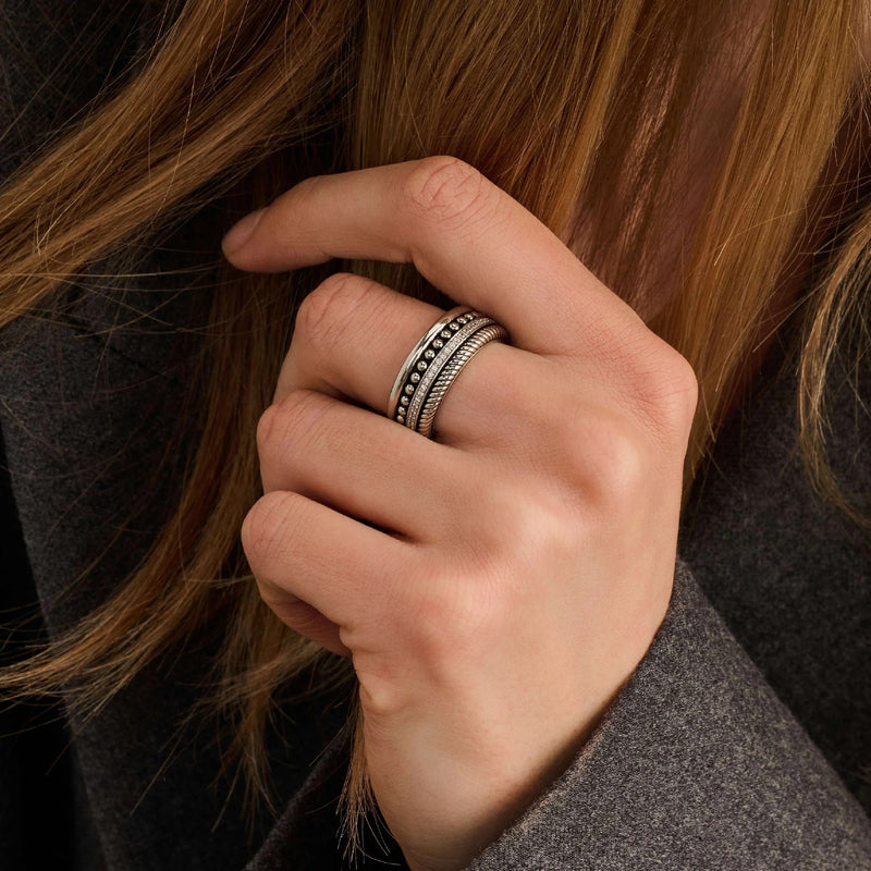 Structure Ring - Silver - 12418ZI