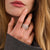 Stardust Zirconia Ring, L Model - Silver - 12425ZI