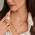 Layered Cushion Necklace - Gold - 34122TY/50