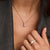 Zirconia Pearl Necklace - Silver - 34125PW/42