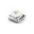 Composable Classic White Flower Link - Silver - 330512/23
