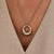 Layered Zirconia Necklace - Silver/Gold - 34119ZY/42