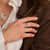 Zirconia Structure Ring (M Model) - Silver - 12422ZI