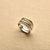Bold Cubic Zirconia Layered Ring - Gold/Silver - 12409ZY
